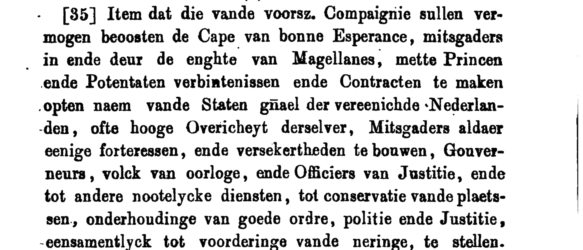 VOC Charter VOC Charter